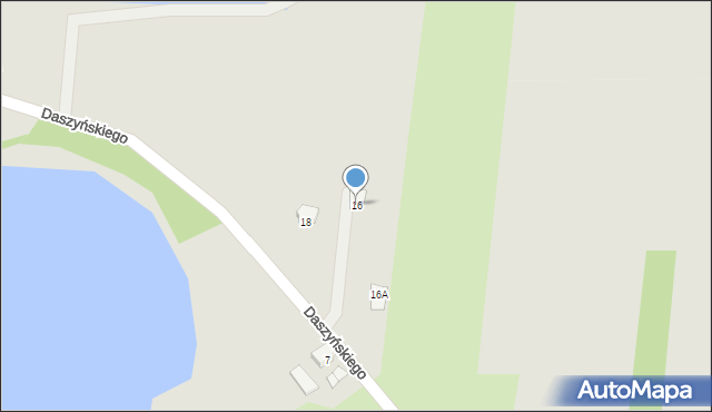 Myślibórz, Daszyńskiego Ignacego, 16, mapa Myślibórz