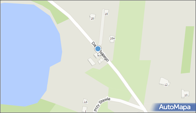 Myślibórz, Daszyńskiego Ignacego, 7, mapa Myślibórz