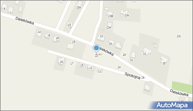 Myszkowice, Dalekówka, 22, mapa Myszkowice