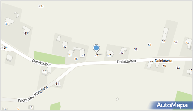 Myszkowice, Dalekówka, 45, mapa Myszkowice