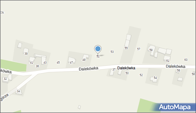 Myszkowice, Dalekówka, 51, mapa Myszkowice