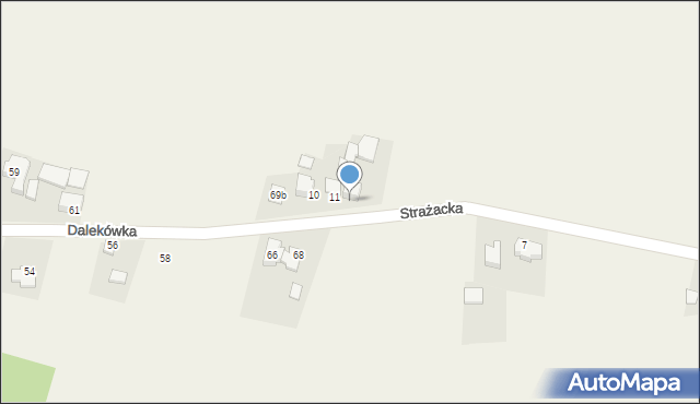 Myszkowice, Dalekówka, 71, mapa Myszkowice