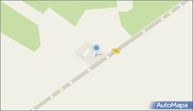 Niegowonice, Dąbrowska, 53A, mapa Niegowonice