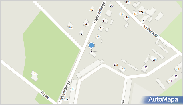 Niemodlin, Daszyńskiego, 9, mapa Niemodlin