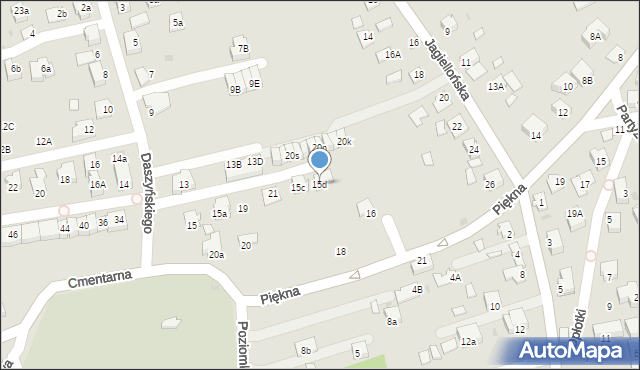 Niepołomice, Daszyńskiego Ignacego, 15d, mapa Niepołomice