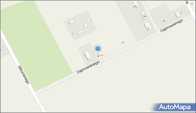 Nowa Wieś Ełcka, Dąbrowskiego Henryka, gen., 9, mapa Nowa Wieś Ełcka