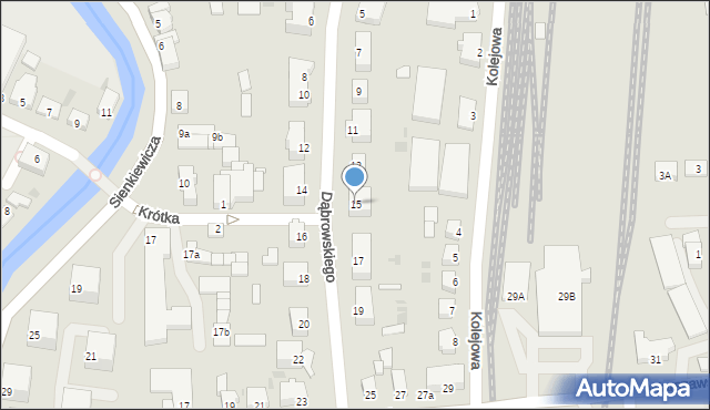 Nowy Dwór Gdański, Dąbrowskiego Henryka, gen., 15, mapa Nowy Dwór Gdański