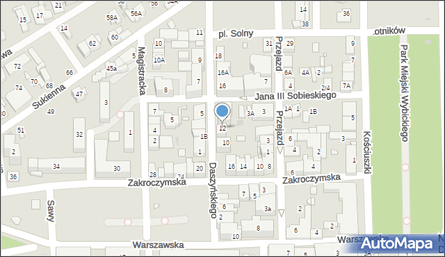 Nowy Dwór Mazowiecki, Daszyńskiego Ignacego, 12, mapa Nowy Dwór Mazowiecki