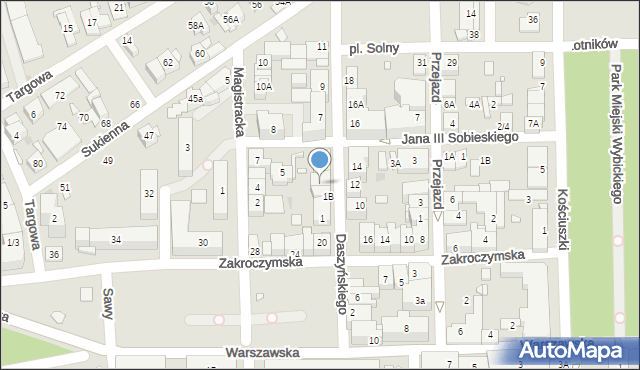 Nowy Dwór Mazowiecki, Daszyńskiego Ignacego, 3A, mapa Nowy Dwór Mazowiecki