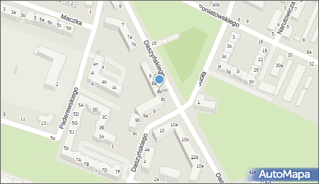 Oleśnica, Daszyńskiego Ignacego, 8b, mapa Oleśnica