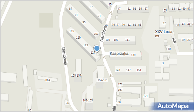 Opole, Dambonia Alojzego, 129, mapa Opola