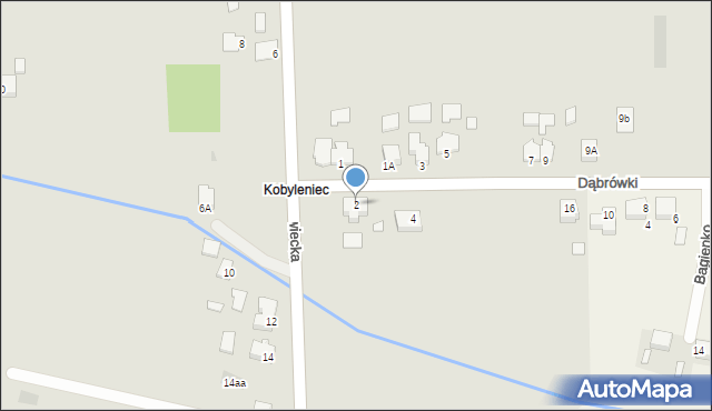 Oświęcim, Dąbrówki, 2, mapa Oświęcimia