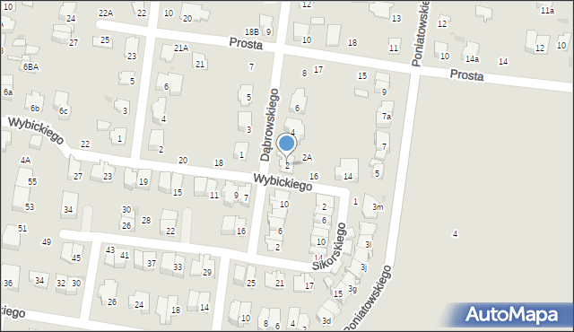 Ożarów Mazowiecki, Dąbrowskiego Henryka, gen., 2, mapa Ożarów Mazowiecki