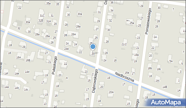 Ożarów Mazowiecki, Dąbrowskiego Henryka, gen., 23, mapa Ożarów Mazowiecki