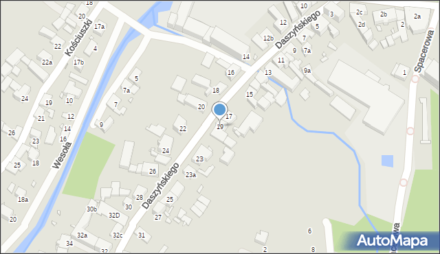 Paczków, Daszyńskiego Ignacego, 19, mapa Paczków