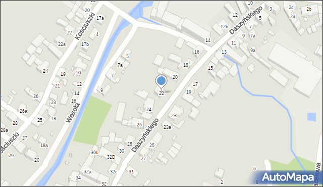 Paczków, Daszyńskiego Ignacego, 22, mapa Paczków