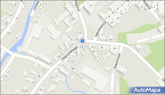 Paczków, Daszyńskiego Ignacego, 3, mapa Paczków