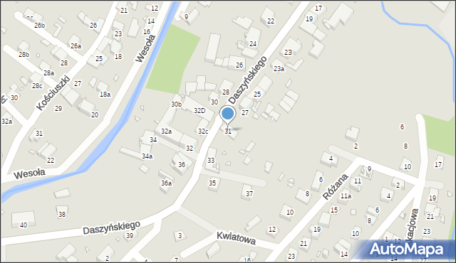 Paczków, Daszyńskiego Ignacego, 31, mapa Paczków