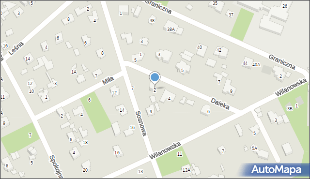 Piaseczno, Daleka, 2, mapa Piaseczno