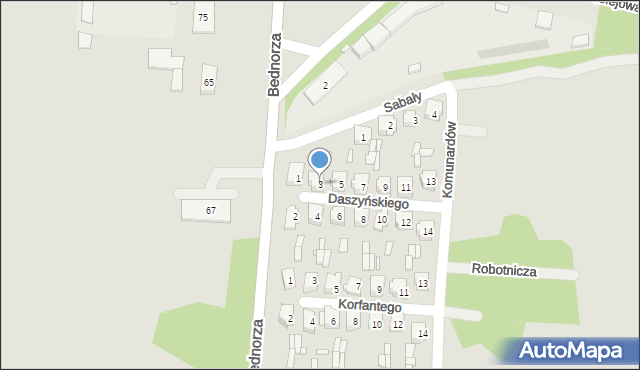 Piekary Śląskie, Daszyńskiego Ignacego, 3, mapa Piekary Śląskie