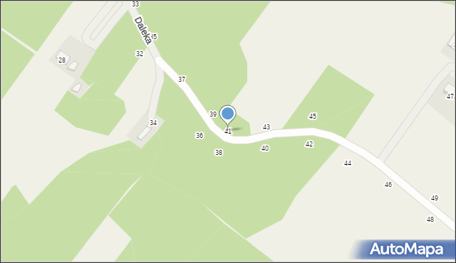 Piotrkowice, Daleka, 41, mapa Piotrkowice