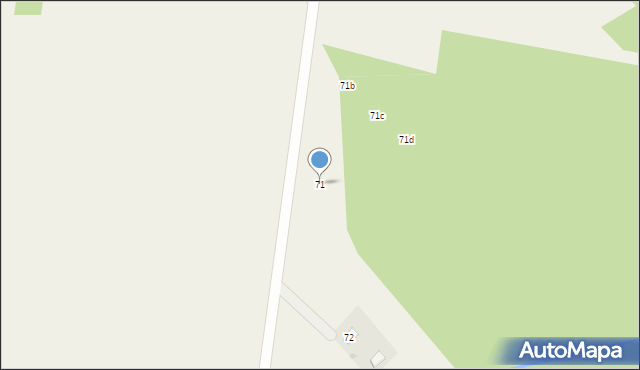 Policzna, Daleka, 71, mapa Policzna