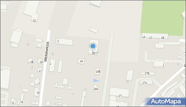 Polkowice, Dąbrowskiego Henryka, gen., 29, mapa Polkowice