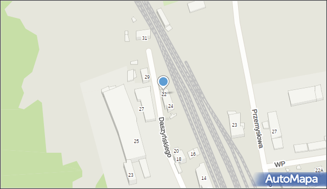 Prabuty, Daszyńskiego Ignacego, 22, mapa Prabuty