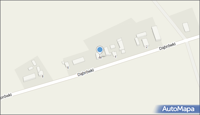 Prochy, Dąbrówki, 4a, mapa Prochy