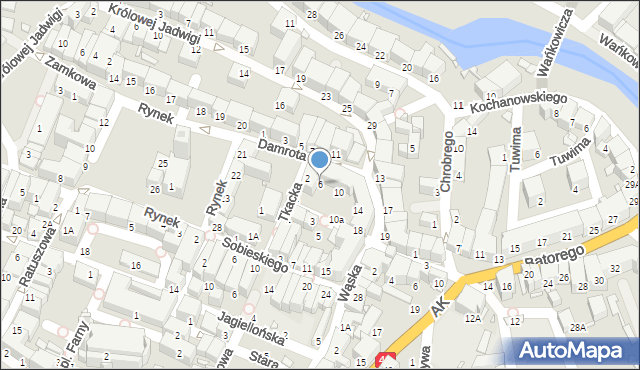 Prudnik, Damrota, 6, mapa Prudnik