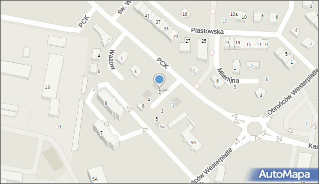 Pruszcz Gdański, Dąbrówki, 2a, mapa Pruszcz Gdański