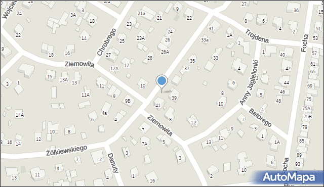 Pruszków, Dąbrowskiego Jarosława, gen., 46, mapa Pruszków