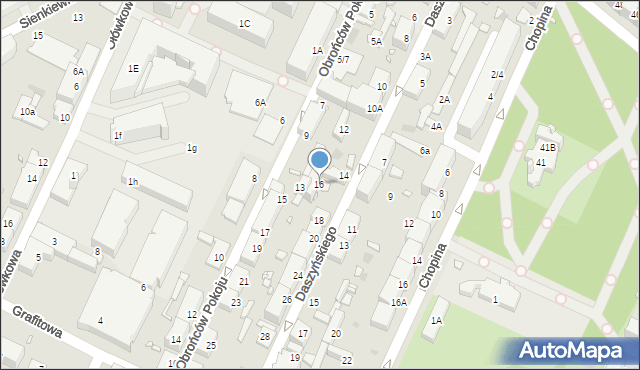 Pruszków, Daszyńskiego Ignacego, 16, mapa Pruszków