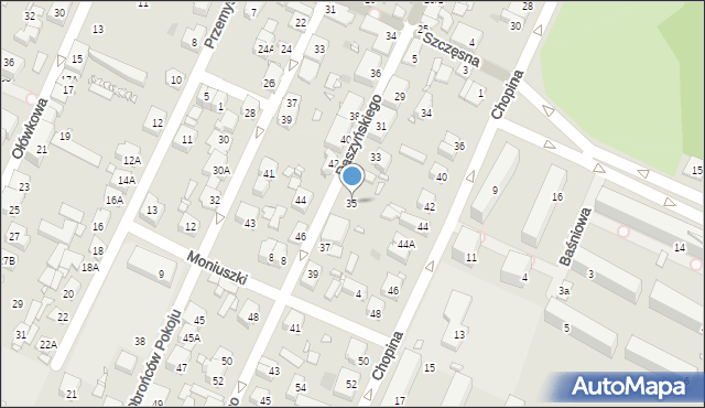 Pruszków, Daszyńskiego Ignacego, 35, mapa Pruszków