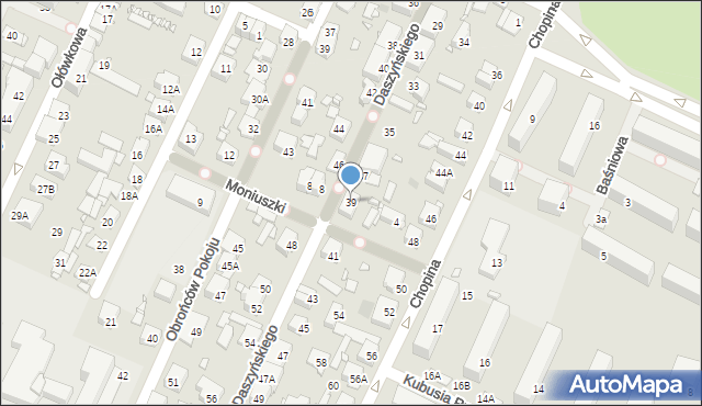 Pruszków, Daszyńskiego Ignacego, 39, mapa Pruszków