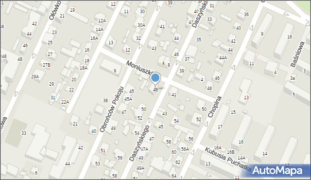 Pruszków, Daszyńskiego Ignacego, 48, mapa Pruszków