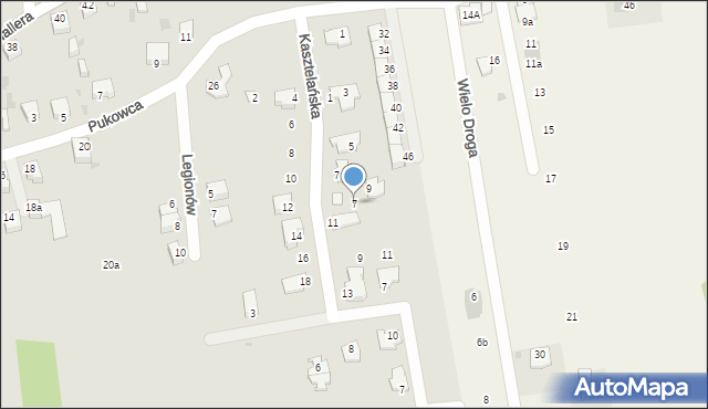 Pszczyna, Daleka, 7, mapa Pszczyny