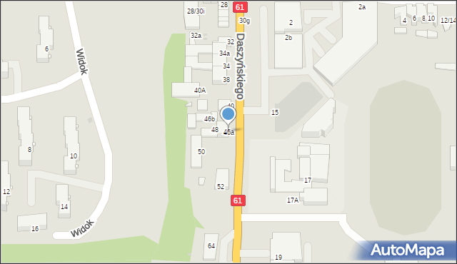 Pułtusk, Daszyńskiego Ignacego, 46a, mapa Pułtusk