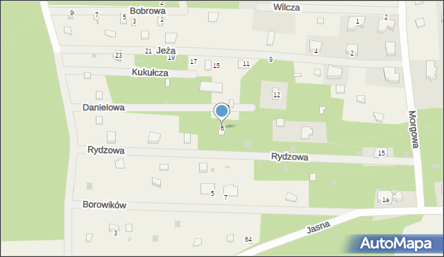 Rąbień AB, Danielowa, 6, mapa Rąbień AB