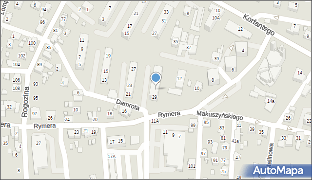 Radlin, Damrota Konstantego, 31, mapa Radlin