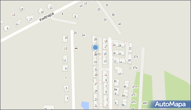 Radzymin, Dąbrowskiego Henryka, gen., 35, mapa Radzymin