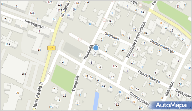 Radzymin, Daszyńskiego Ignacego, 2A, mapa Radzymin