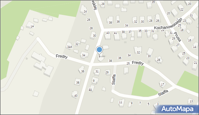 Rawa Mazowiecka, Dąbrowskiej Marii, 7, mapa Rawa Mazowiecka