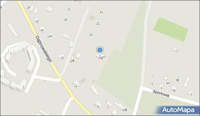 Rejowiec, Dąbrowskiego Henryka, gen., 11a, mapa Rejowiec