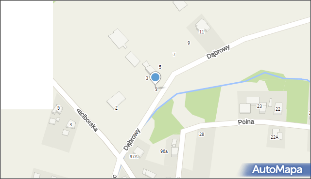 Rogów, Dąbrowy, 3, mapa Rogów