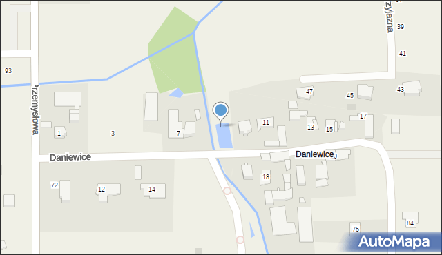 Rozalin, Daniewice, 9, mapa Rozalin