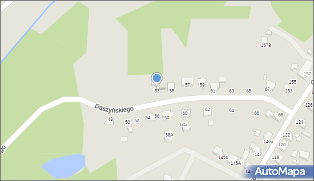 Rybnik, Daszyńskiego Ignacego, 53, mapa Rybnika