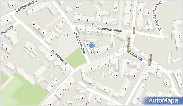 Rzeszów, Dąbrowskiego Jarosława, gen., 6, mapa Rzeszów