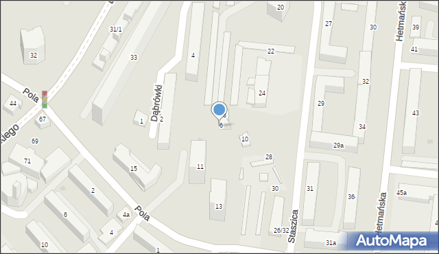 Rzeszów, Dąbrówki, 20, mapa Rzeszów