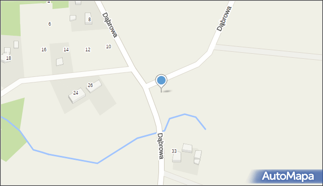 Sądrożyce, Dąbrowa, 31, mapa Sądrożyce